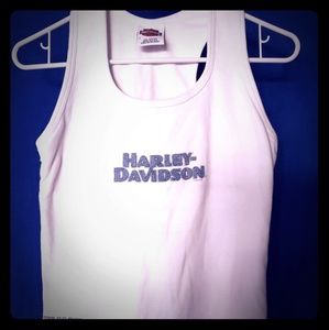 Harley - Davidson white tank top